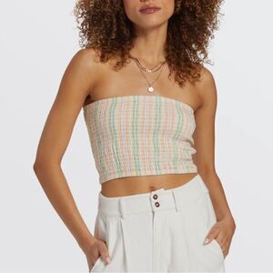 BILLABONG - Keep It Simple Smocked Crop Top